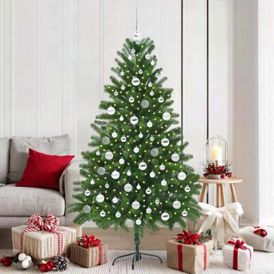 vidaXL Weihnachtsbaum mit 300 LEDs mit Ständer Grün 180 cm PE vidaXL Weihnachtsbaum mit 300 LEDs mit Ständer Grün 180 cm PE