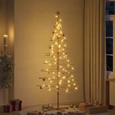vidaXL Holz Weihnachtsbaum mit Ständer Braun 210 cm Bambus vidaXL Holz Weihnachtsbaum mit Ständer Braun 210 cm Bambus