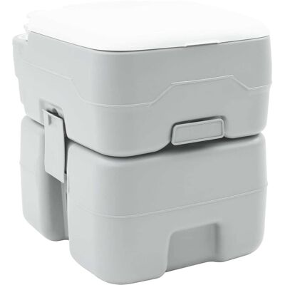vidaXL Camping-Toilette Grau 41,5 x 36,5 x 42 cm vidaXL Camping-Toilette Grau 41,5 x 36,5 x 42 cm