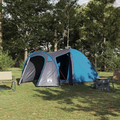vidaXL Kuppelzelt Kuppel mit Dach mit Speicher Blau 384 x 254 x 170 cm vidaXL Kuppelzelt Kuppel mit Dach mit Speicher Blau 384 x 254 x 170 cm