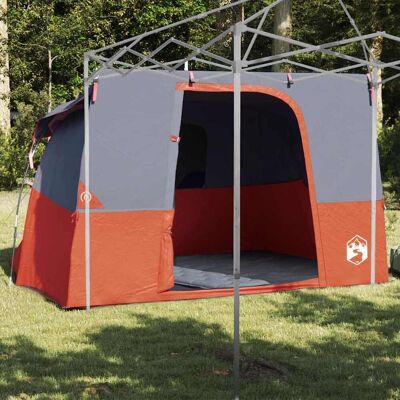 vidaXL Innenzelt mit Dach Grau und Orange 280 x 220 x 176 cm Taft vidaXL Innenzelt mit Dach Grau und Orange 280 x 220 x 176 cm Taft