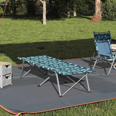 vidaXL Klapp Schlafbett fürs Camping Blatt Wald 194 x 62,5 x 42,5 cm vidaXL Klapp Schlafbett fürs Camping Blatt Wald 194 x 62,5 x 42,5 cm