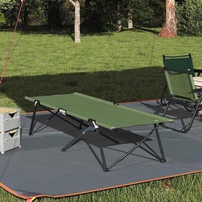 vidaXL Klapp Schlafbett fürs Camping Grün 206 x 76 x 74 cm vidaXL Klapp Schlafbett fürs Camping Grün 206 x 76 x 74 cm