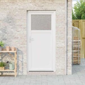 vidaXL Seiteneingangstür 98 x 198 cm PVC