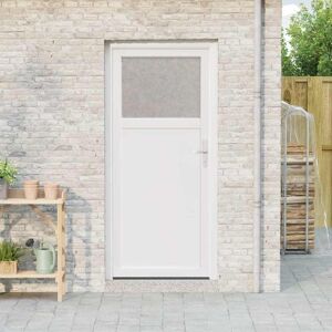 vidaXL Seiteneingangstür 98 x 198 cm PVC