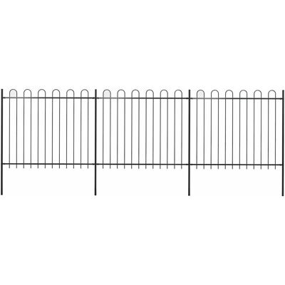 vidaXL Gartenzaun Stahl Robust Modern vidaXL Gartenzaun Stahl Robust Modern