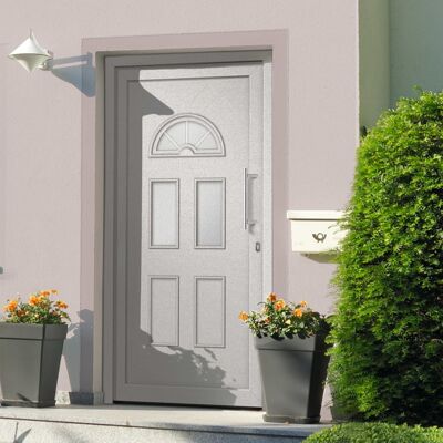 vidaXL Haustür Weiß 88x208 cm vidaXL Haustür Weiß 88x208 cm