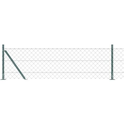 vidaXL Maschendrahtzaun mit Betonsockel 10 x 0,4 m Grün Netz vidaXL Maschendrahtzaun mit Betonsockel 10 x 0,4 m Grün Netz