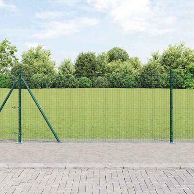 Grüne Schweißdrahtzaun - 1x50 m - Zaun Grüne Schweißdrahtzaun - 1x50 m - Zaun