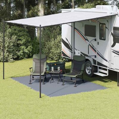 vidaXL Zeltteppich Blau und Grau 350 x 250 cm Polyethylen vidaXL Zeltteppich Blau und Grau 350 x 250 cm Polyethylen