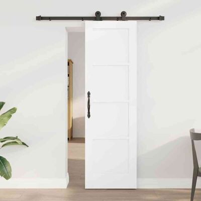 vidaXL Schiebetür ORKDAL Weiß 61 x 198,5 cm Massives Kiefernholz vidaXL Schiebetür ORKDAL Weiß 61 x 198,5 cm Massives Kiefernholz