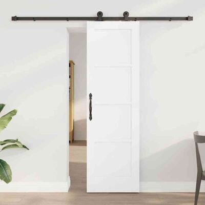 vidaXL Schiebetür ORKDAL Weiß 61 x 198,5 cm Massives Kiefernholz vidaXL Schiebetür ORKDAL Weiß 61 x 198,5 cm Massives Kiefernholz
