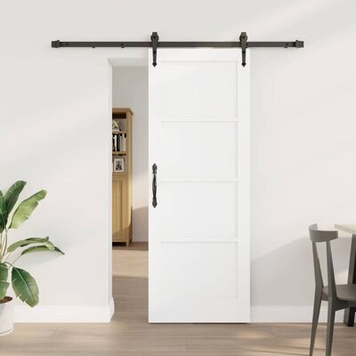 vidaXL Schiebetür ORKDAL Weiß 73,5 x 198,5 cm Massives Kiefernholz vidaXL Schiebetür ORKDAL Weiß 73,5 x 198,5 cm Massives Kiefernholz