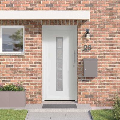 vidaXL Vordertür Weiß 88 x 200 cm PVC vidaXL Vordertür Weiß 88 x 200 cm PVC