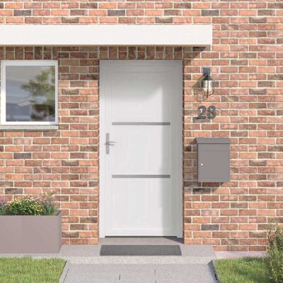 vidaXL Vordertür Weiß 88 x 200 cm PVC vidaXL Vordertür Weiß 88 x 200 cm PVC