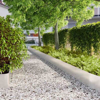 vidaXL Edelstahl Gartenkante - 10 Stück 25x103 cm vidaXL Edelstahl Gartenkante - 10 Stück 25x103 cm