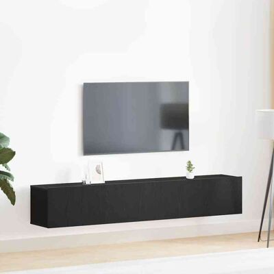 vidaXL TV-Schrank Set - Schwarz - TV-Möbel vidaXL TV-Schrank Set - Schwarz - TV-Möbel