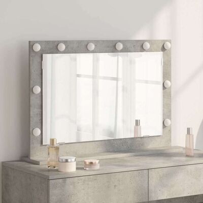 Vidaxl - Badezimmer Spiegel Grau Beton 80x55x18cm Vidaxl - Badezimmer Spiegel Grau Beton 80x55x18cm