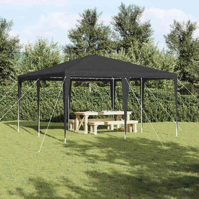 vidaXL Party-Zelt Anthrazit 400 x 400 x 266 cm Polyethylen und Stahl vidaXL Party-Zelt Anthrazit 400 x 400 x 266 cm Polyethylen und Stahl