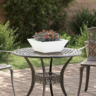 vidaXL Garten-Pflanzgefäß 5 Stk. Weiß 40 x 40 x 15 cm vidaXL Garten-Pflanzgefäß 5 Stk. Weiß 40 x 40 x 15 cm