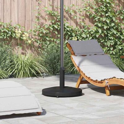 vidaXL Sonnenschirmständer 24.6 kg Schwarz Rund vidaXL Sonnenschirmständer 24.6 kg Schwarz Rund