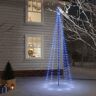 vidaXL LED-Weihnachtsbaum mit Erdnägeln Blau 310 LEDs 300 cm