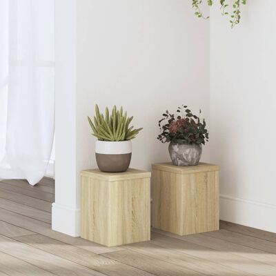 vidaXL Pflanzenständer 2 Stk. Sonoma-Eiche 15x15x20 cm Holzwerkstoff vidaXL Pflanzenständer 2 Stk. Sonoma-Eiche 15x15x20 cm Holzwerkstoff