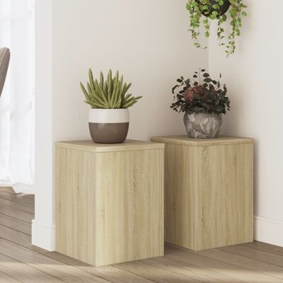 vidaXL Pflanzenständer 2 Stk. Sonoma-Eiche 25x25x35 cm Holzwerkstoff vidaXL Pflanzenständer 2 Stk. Sonoma-Eiche 25x25x35 cm Holzwerkstoff