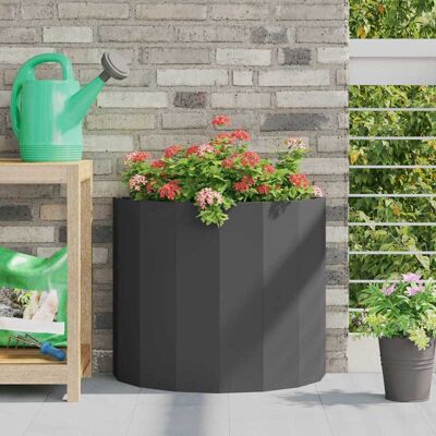 vidaXL Pflanzkübel Schwarz 60 x 30 x 50 cm Stahl vidaXL Pflanzkübel Schwarz 60 x 30 x 50 cm Stahl