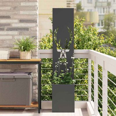 vidaXL Garten Sichtschutz-Leinwand Tiermuster Schwarz 32 x 32 x 150 cm vidaXL Garten Sichtschutz-Leinwand Tiermuster Schwarz 32 x 32 x 150 cm