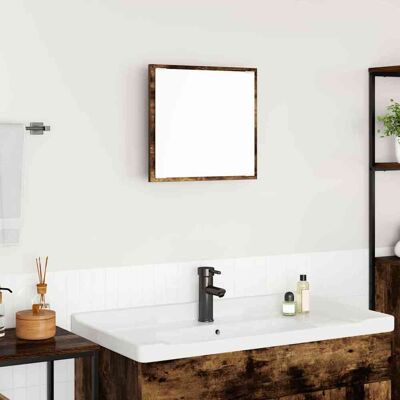 vidaXL LED-Badezimmerspiegel Geräucherte Eiche 40 x 37 x 8.5 cm vidaXL LED-Badezimmerspiegel Geräucherte Eiche 40 x 37 x 8.5 cm