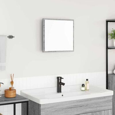 vidaXL LED-Badezimmerspiegel Graues Sonoma 40 x 37 x 8.5 cm vidaXL LED-Badezimmerspiegel Graues Sonoma 40 x 37 x 8.5 cm