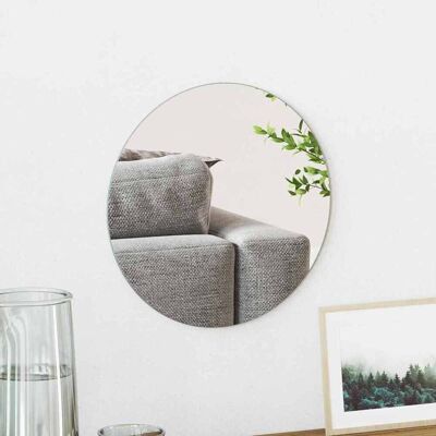 vidaXL Wandspiegel Rund Ø 30 cm Gehärtetes Glas vidaXL Wandspiegel Rund Ø 30 cm Gehärtetes Glas