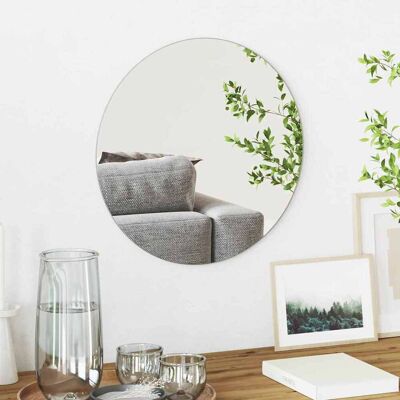 vidaXL Wandspiegel Rund Ø 40 cm Gehärtetes Glas vidaXL Wandspiegel Rund Ø 40 cm Gehärtetes Glas