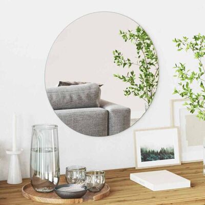 vidaXL Wandspiegel Rund Ø 50 cm Gehärtetes Glas vidaXL Wandspiegel Rund Ø 50 cm Gehärtetes Glas