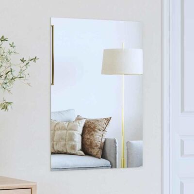 vidaXL Wandspiegel Rechtwinklig 70 x 50 cm Gehärtetes Glas vidaXL Wandspiegel Rechtwinklig 70 x 50 cm Gehärtetes Glas