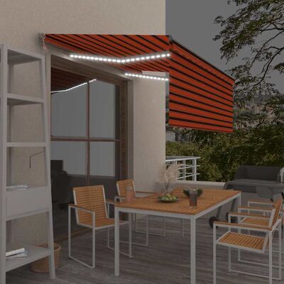 vidaXL Markise Automatisch mit Rollo LED Windsensor 3,5x2,5m vidaXL Markise Automatisch mit Rollo LED Windsensor 3,5x2,5m