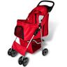 vidaXL Hundewagen Hundebuggy Rot