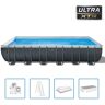 INTEX Swimmingpool-Set Ultra XTR Frame Rechteckig 732 x 366 x 132 cm