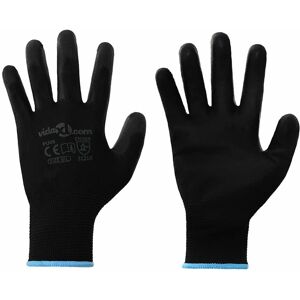 vidaXL Arbeitshandschuhe 12 pcs Schwarz 9 / l Polyester vidaXL Arbeitshandschuhe 12 pcs Schwarz 9 / l Polyester