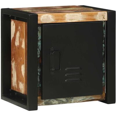 vidaXL Badezimmerschrank mit Regal Braun Massives upgecyceltes Holz vidaXL Badezimmerschrank mit Regal Braun Massives upgecyceltes Holz