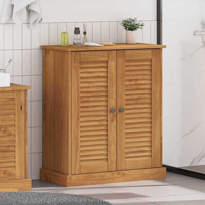vidaXL Badezimmerschrank VIGO Braun und Honigbraun 68 x 34 x 80 cm vidaXL Badezimmerschrank VIGO Braun und Honigbraun 68 x 34 x 80 cm