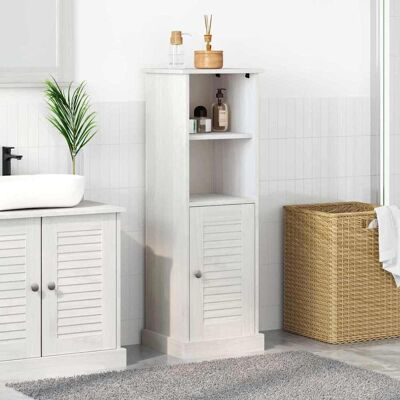 vidaXL Badezimmerschrank VIGO Weiß und Antikweiß 37 x 34 x 110 cm vidaXL Badezimmerschrank VIGO Weiß und Antikweiß 37 x 34 x 110 cm