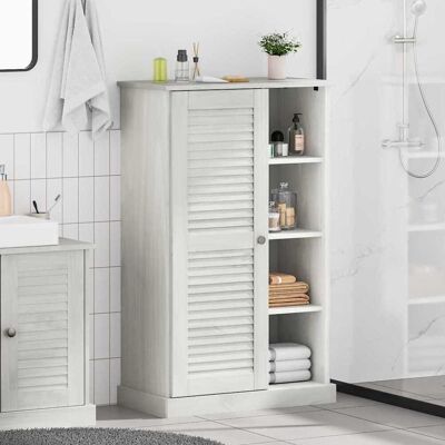 vidaXL Badezimmerschrank VIGO Weiß und Antikweiß 68 x 34 x 110 cm vidaXL Badezimmerschrank VIGO Weiß und Antikweiß 68 x 34 x 110 cm