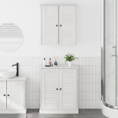 vidaXL Badezimmermöbel-Set 2 pcs Weiß und Antikweiß 67,5 x 34 x 80 cm vidaXL Badezimmermöbel-Set 2 pcs Weiß und Antikweiß 67,5 x 34 x 80 cm