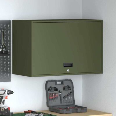 vidaXL Wandschrank für die Garage mit Gasdrucklift-Tür Olivgrün vidaXL Wandschrank für die Garage mit Gasdrucklift-Tür Olivgrün