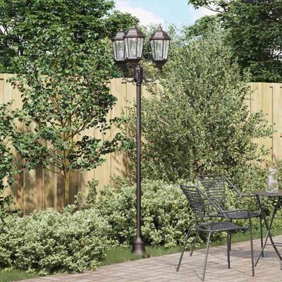 Vidaxl Gartenleuchte Bronze 220cm Aluminium - Gartenleuchte Vidaxl Gartenleuchte Bronze 220cm Aluminium - Gartenleuchte