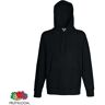 Fruit of the Loom Herren-Kapuzensweatshirt Hoodie Schwarz XL