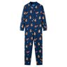 vidaXL Kinder-Schlafanzug Einteiler Jeansblau 116