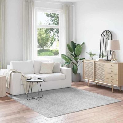 vidaXL Anti-Rutsch Shaggy Teppich Grau 200 x 200 cm PP vidaXL Anti-Rutsch Shaggy Teppich Grau 200 x 200 cm PP